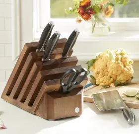 40201 PRINCESS HOUSE Culinario Cutlery Wooden Knife Block Set