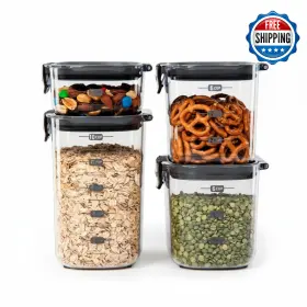 B0C3NK1D65 PROGRESSIVE Prokeeper Modular Airtight Pantry Set
