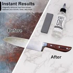 445034754735 PUGEZ Knife Oil Eraser Remover Knives Sword Kit #2
