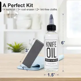 445034754735 PUGEZ Knife Oil Eraser Remover Knives Sword Kit #3