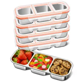 B0FPVT7BBL QCQHDU Snack Containers Steel Condiment