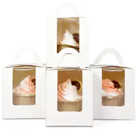 B09QPG96KR QIQEE Individual Cupcake Window