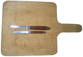B0404 QUEEN STEEL Queeen Utility Paring Knives Wood Handle