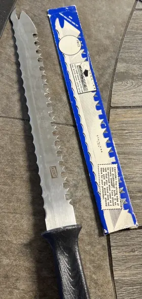 197357 QUIKUT Steel Carving Chef Bread Knife Dual Edged