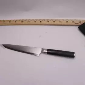 LB41840 QUINCE Essential Damascus Steel Serrated Utility