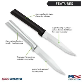 082449006263 RADA Cutlery Serrated Steak Knife Handle Pack #2
