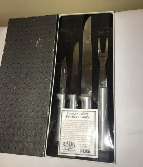 082449000025 RADA CUTLERY Carving Knife Set Steel Blades
