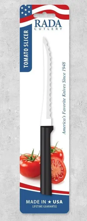 DW226 RADA CUTLERY Tomato Slicing Knife Dual Serrated Blade