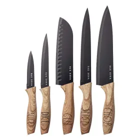 192598531278 RAE DUNN Set Steel Knives Sheaths Chef Par