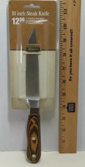 021130272990 RANCHERS RESERVE Steak Knife Steel Blade Handle