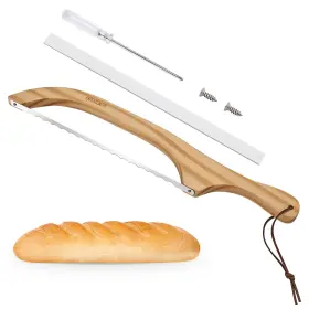 15.7 RAPSAKEMOH Sourdough Bread Knife Slicer Homemade Serrate