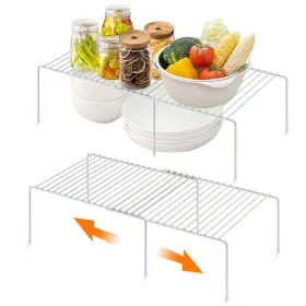 B0BHYKY8WC RAVINTE Expandable Wire Freezer Shelf Organizer