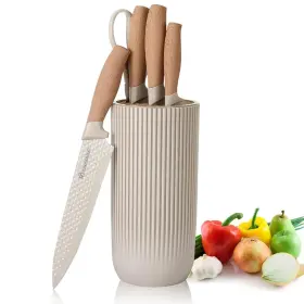 408608193260 RETROSOHOO Kitchen Knife Set Khaki Sharp Stick