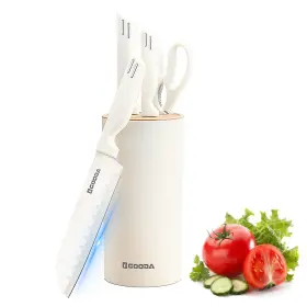 619590249442 RETROSOHOO Knife Set Kitchen Cooking Storage
