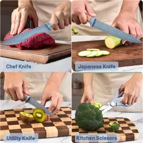 694483439490 RETROSOHOO Kitchen Knife Set #3