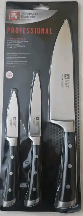 R075X2P581003 RICHARDSON SHEFFIELD Vulcano Steel Knife Set