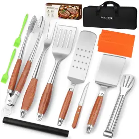B0DZXKBVWW RIKOJUXI Grilling Set Steel Bbq Too