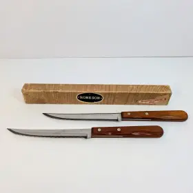 2989 ROBESON Flame Edge Knife Steak Tungsten Carbide Steel