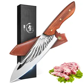 ROKNIFE27-3 ROCOCO Feather Viking Boning Knife Cleaver Meat