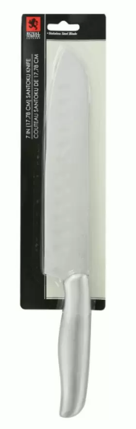 1228H2NW09M38NB376768668 ROYAL Santoku Kitchen Knife Steel