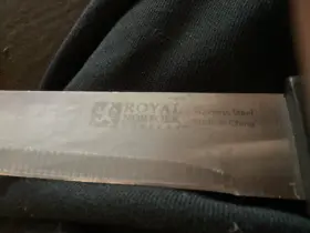 1578551309 ROYAL NORFOLK Santoku Knife Steel Blade Handel #2