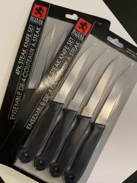 639277435743 ROYAL NORFOLK Steak Knives Kitchen Bbq Steel #3