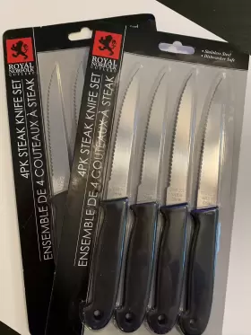 639277435743 ROYAL NORFOLK Steak Knives Kitchen Bbq Steel