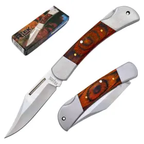 RT-6546 RTEK Spanish Wood Handle Pocket Knife Lockback Foldi