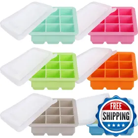 B0BWH5ZQPF RTTERI Silicone Baby Food Freezer Storage Tray