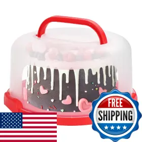 B0DQTVBTLQ RTUDOPUYT Cake Carrier Lid Handle Stand