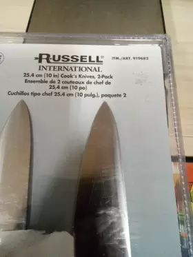 092187575457 RUSSELL International Cooks Knives High Carbon #2