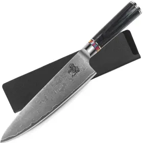 717019147663 RYORININJA Damascus Chef Knife Steel Kitchen