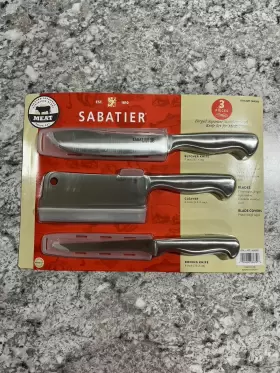 045908066796 SABATIER Steel Knife Set Meat Butcher