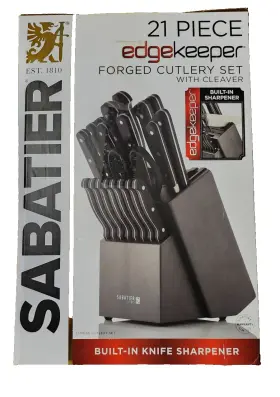 045908119485 SABATIER Forged Cutlery Set Cleaver Knife