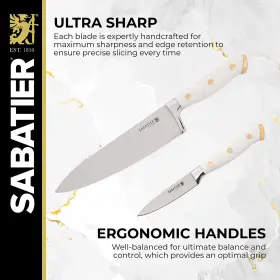045908141608 SABATIER Forged Triple Rivet Knife Block Set #3