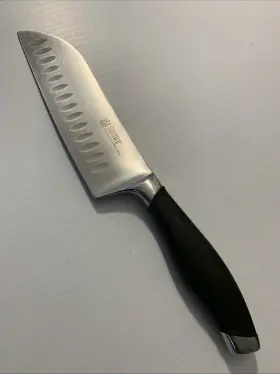 5266592 SABATIER Santoku Knife Steel Chef
