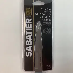 5270577 SABATIER Knife Serrated Chef Utility Scalloped Edge #2