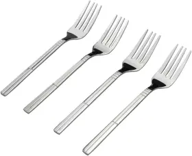 758150393588 SAEDY Steel Dinner Forks Table