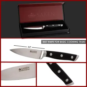 729910730165 SAKEN Paring Knife Kitchen Utility High Carbon #2