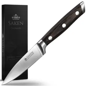 729910730165 SAKEN Paring Knife Kitchen Utility High Carbon