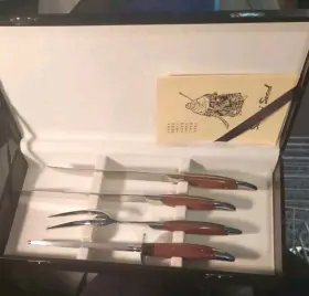 CPS-4 SAMUARI Samurai Cutlery Carving Set Steel