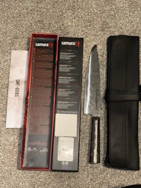 SMT-0085 SAMURA Chefs Knife Steel Tang