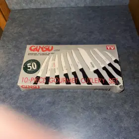 607656020002 SAMURAI CHEF Nos Box Ginsu Set Knives Tv
