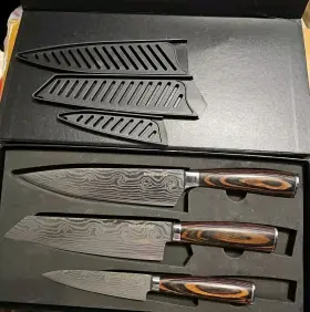791545682096 SANDEWILY Kitchen Knives High Carbon Steel Chef
