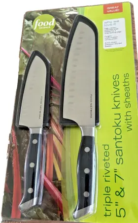 045908042844 SANTOKU WITH SHEATHS Knives Set