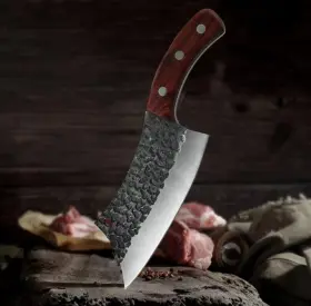 679628520377 SARBANO High Carbon Steel Meat Cleaver Chef #3