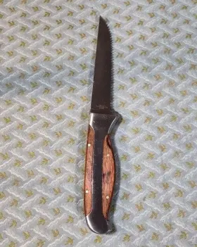 SK-107 SARGE Serrated Steak Knife Rosewood Handle #2