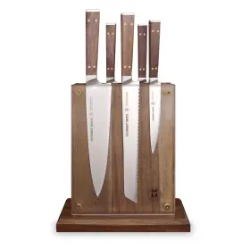 070081103 SCHMIDT BROS Knife Block Set High Carbon Steel