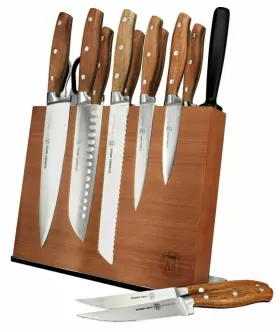 858744005948 SCHMIDT BROS Brothers Elite Knife Set Magnetic