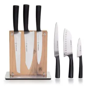 79763324 SCHMIDT BROS CUTLERY Brothers Carbon Knife Block Set